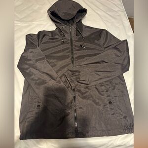 Nomad Dark Gray Hooded Windbreaker
